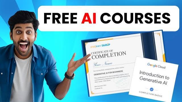 Free ai courses with certificates